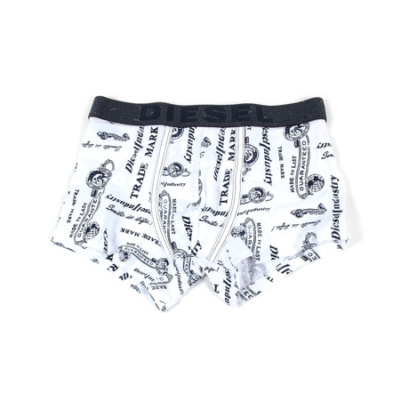 Shawn Verbo Printed Boxer // White + Black (XS)