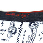 Shawn Verbo Printed Boxer // White + Black (S)