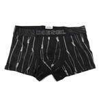 Damien Zipper Printed Boxer // Black (XS)