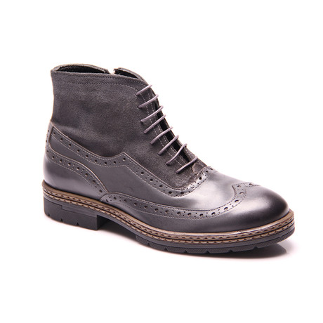 Wing Cap Boot // Grey Antique (Euro: 43)