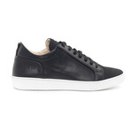 Amalfi Black Leather White Sole (Euro: 41)