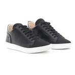 Amalfi Black Leather White Sole (Euro: 41)