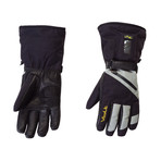 Tatra Heated Gloves // Black + Grey (L)
