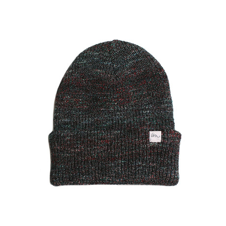 Norm Rainbow Merle Beanie // Blue