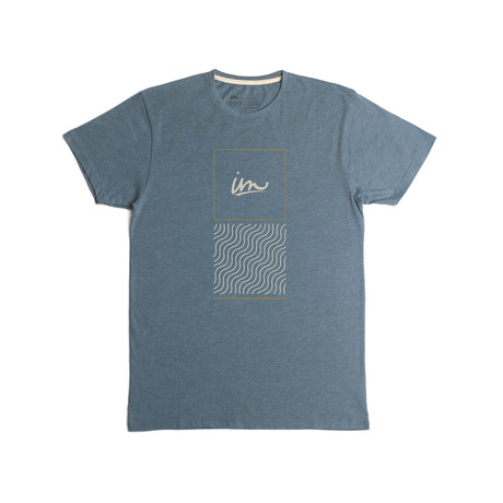 Diffuse Tee // Indigo Heather (S)