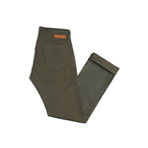 Mercer Slim Straight Twill Pant  // Olive (29WX30L)