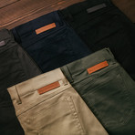 Mercer Slim Straight Twill Pant  // Khaki (32WX30L)