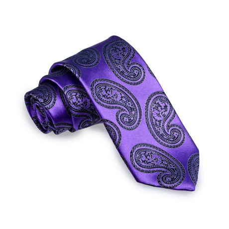 Paisley Tie // Purple