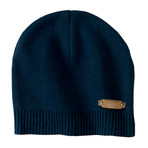 The Perfect Fit Cotton Beanie // Navy