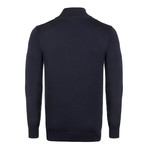 Dexter Jersey Sweater // Navy (L)