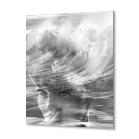 Wave Girl // Aluminum Print (16"W x 20"H)