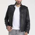 John Leather Jacket // Black (M)