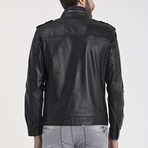 John Leather Jacket // Black (M)