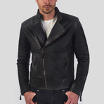 Randal Leather Jacket // Brown Tafta (M)