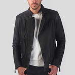 Randal Leather Jacket // Brown Tafta (M)