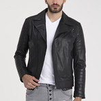 Jayce Leather Jacket // Black (L)