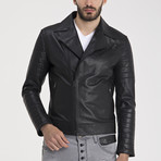 Jayce Leather Jacket // Black (3XL)