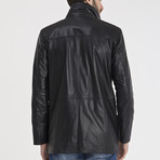 Peyton Leather Jacket // Black (XL)