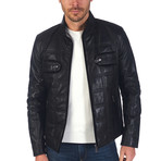 Scott Leather Jacket // Black (2XL)
