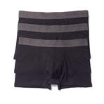 Trunk // Black // Pack of 3 (M)