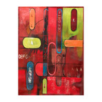 Abstract Signs (Canvas: 27"W x 38"H x 1.5"D)