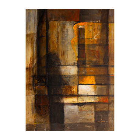 Rustic Abstract (Canvas: 27"W x 38"H x 1.5"D)