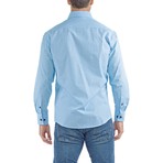 Charlie Long-Sleeve Button-Up Shirt // Blue (XL)