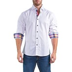 Finlay Long-Sleeve Button-Up Shirt // White (2XL)