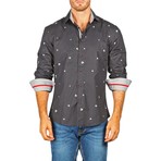 Jacob Long-Sleeve Button-Up Shirt // Black (3XL)