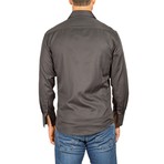 Noah Long-Sleeve Button-Up Shirt // Black (XL)