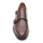 Alpha Derby Leather Shoe // Brown (Euro: 40)
