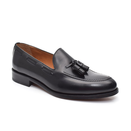 Reid Moccasin Leather Shoe // Black (Euro: 40)