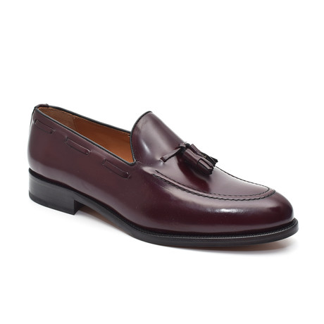 Brunswick Moccasin Leather Shoe // Bordeaux (Euro: 40)