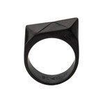 Peak Ring // Matte Black (Size 8)