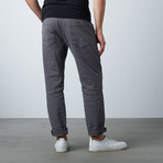Edwin Dyed Slouch Elastic Waist Pants // Dark Gray (L)