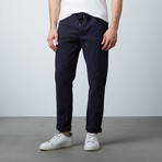 Edwin Dyed Slouch Elastic Waist Pants // Navy (M)