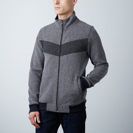 Perry Bonded Track Jacket // Gray (XS)