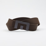 MIN Brown Belt // Black Buckle (M)