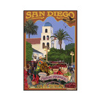 Old Town San Diego, California (9"W x 13.5"H x 1"D)