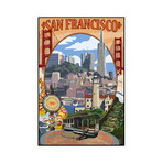 San Francisco, California (9"W x 13.5"H x 1"D)