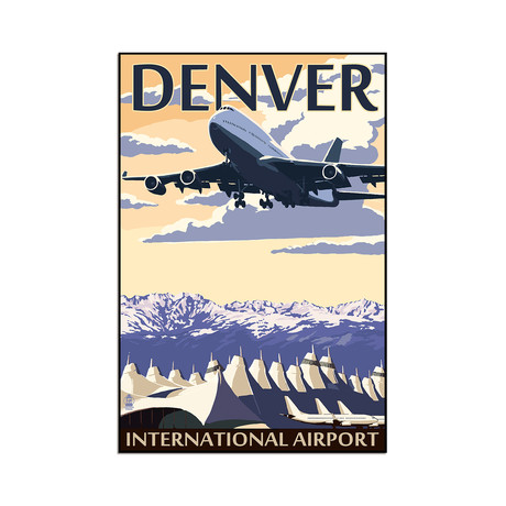 Denver International Airport (9"W x 13.5"H)