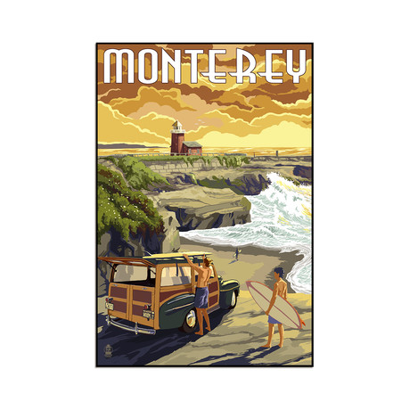 Monterey, California (9"W x 13.5"H x 1"D)