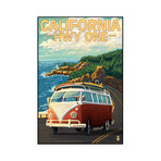 California Highway One (9"W x 13.5"H x 1"D)