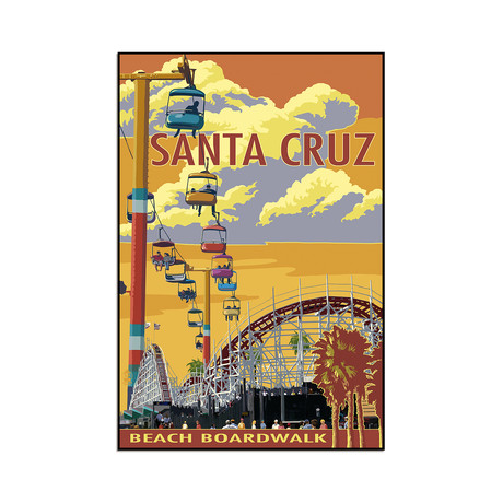 Santa Cruz, California (9"W x 13.5"H x 1"D)