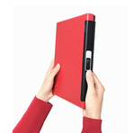 Lockbook Fingerprint Protected Refillable Notebook // Red