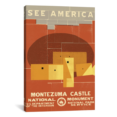 Montezuma Castle National Monument (18"W x 26"H x 0.75"D)