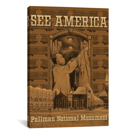 Pullman National Monument (18"W x 26"H x 0.75"D)