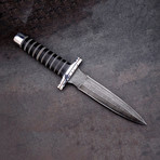 Black Micarta Pugio Dagger Knife