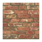 West End Brick Peel + Stick Wallpaper