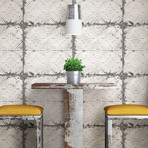 Vintage Tin Tile Peel + Stick Wallpaper